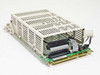 Compaq 199880-001 SCSI hot-plug drive caddy – rear three-quarter view showing carrier PCB, ribbon cable, and power connector
