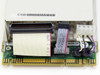 Compaq 199656-001 caddy interior — close-up of 68-pin SCSI connector, ribbon cable assembly, and board markings including 199656-001