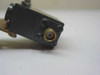 E&M Laboratories S12T82 isolator — close-up of SMA-F output connector on end face
