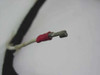 Motorola 5613A VHF Receiver — close-up of red insulated wire lead with spade terminal