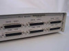 Raritan MCPS16 rear panel full view showing all 16 channel DB25 connector pairs CH1–CH16 and PS/2 mouse port with barcode label