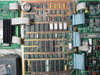 Emerson AP340 UPS – close-up of main controller PCB with memory chips and ribbon cable connectors