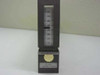 Honeywell Vutronik module front face close-up showing dual analog indicator scales graduated 10–90 and EXEMPT label