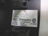 Ortronics OR-809004910 product label showing model number, date code 02/94, UL Listed E131600, and CSA LR 90894