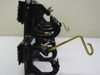 Lucent PatchMax patch panel – side profile view showing depth, cable management hook detail, and panel construction