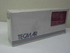 Tecmar 811619 External Tape System Interface Cable in original white retail box with colorful stripe branding — front view