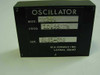 W.H. Ferwalt X0139 Oscillator – close-up of label showing MOD: X0139, FREQ: 10.55 kHz, SER: 6451-032, W.H. Ferwalt Inc., Lapwai Idaho
