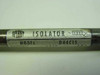 Close-up of the Sperry D44C15 isolator label showing model number D44C15, LOAD designation, and frequency 4-7 GHz