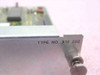 i-data X12 202 print server module bracket close-up showing TYPE NO. X12 202 label stamped on metal faceplate