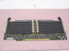 Compaq 289745-001 Memory Expansion Board front view showing dual banks of populated SIMM-style memory modules on green PCB
