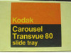 Kodak Carousel Transvue 80 Slide Tray (CAT 104 6093)