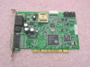 HP 5184-1211 PCI fax modem card – PCB rear view showing main modem controller chip and component layout
