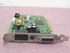 HP 5184-3924 PCI audio modem card – front view showing RJ-11 LINE and PHONE ports, DB15 connector, and PCI edge connector