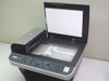 Dell 964 All-in-One printer — scanner lid open revealing flatbed glass platen and control panel