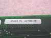 Close-up of PCB label showing Spares PN 247399-001 and PCB assembly 916507-00 Rev D, manufactured in Thailand