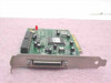 Adaptec AHA-2940U Ultra Wide SCSI PCI controller card — angled front view showing external 68-pin SCSI port and PCI edge connector