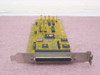 SIIG JJ-A22012 ISA Serial Parallel adapter card – angled front view showing PCB, yellow jumpers, and DB25 bracket