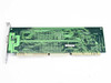 Trident 7343 Rev C1HK ISA VGA card — solder side (PCB back) showing clean green board and ISA edge connector