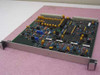 Analog Devices 31-710009-001 Analog Board – angled top view showing full PCB with card-cage bracket, yellow tantalum capacitors, and multiple ICs