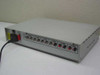 BICC EAZY Fiber Optic Hub Type 1160 – rear panel view showing 6 BNC TX/RX fiber ports with RX/LOSS indicators and attached power cord