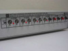 BICC Data Networks EAZY Fiber Optic Hub – rear panel label close-up showing Type 1160, IEEE 802.3, ISO/DIS8802/3, IEC 950, and SQE switch with ports 1–4 visible