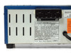 Micro Star MS-136 rear rating plate close-up showing model, P/N 10-921, S/N 20742, and full specification table