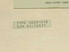 IBM 5822-018 label close-up showing TYPE 5822-018 and serial number, IBM Corp 1989
