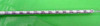 Close-up of hydrometer graduated stem showing scale markings from approximately 0.9 to 2.1 specific gravity