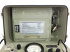 AN/UPM-12A interior lid showing specification placard with component list and operating instructions