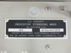 AN/UPM-12A nameplate: U.S. Property, Indicator Standing Wave IM-104/UPM-12A, Serial 183, Sperry Microwave Electronics Company