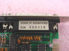 JCC 800310 ISA controller card – close-up of bracket label reading VOID IF REMOVED C/N 800310, with NE558L IC and resistors visible on PCB