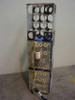 Eldre ECI-17690 capacitor bank bus bar — rear view showing Gould Shawmut Amp-Trap A70P300 fuse, terminal bus bars, wiring leads, and transparent acrylic connection panels