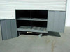 Steel 36"w x 51"d x 24"h 2-Door Cabinet with 4 Compartments - No Legs / Castors