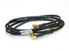 Nokia SMA flexiform RF cables included with Nokia 468532A multicoupler, showing gold SMA connectors and cable markings 094081b 5005