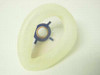 Intertech Ohio 225-5045-600 Nonconductive Face Mask – underside view showing interior cavity and port stem