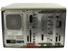 EG&G PARC 1460 OMA III full rear panel view showing module backplane, fan, connectors, compliance label, and RS-232 port