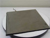 Stainless steel air circulation plate — underside view showing solid smooth metal back panel and small bent tube fitting