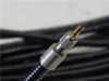 Close-up of STU600F bare ferrule end connector showing metal housing and exposed fiber tip