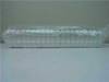Falcon 353003 sealed bag of 20 tissue culture dishes laid flat — stack of clear polystyrene dishes visible through packaging