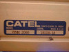 Catel VFMM-2000 identification label showing Model VFMM 2000, Serial 18118-18, Made in USA, Santa Clara CA 95054