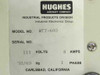 Hughes Aircraft Company HTT-600 rating plate label – Model HTT-600, 115V 8A, 50/60 Hz, Single Phase, Carlsbad California