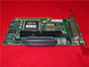 ATTO ExpressPCI Ultra SCSI card 0036-FINL-001 — reverse/solder side view showing PCB layout, PCI edge connector, and internal SCSI headers