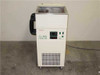Taitec CL-300 Coolnit heating cooling water bath chiller — front view showing open stainless steel bath tank, digital control panel, and lower air-cooled compressor section on casters