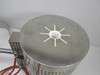 Top-down view of Kanthal Superthal furnace showing ceramic fiber insulation top cap with 8-spoke radial ceramic ring and 2-inch central tube bore opening