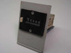 Kessler-Ellis KEP 476666-1 electromechanical counter front panel view showing 5-digit drum display reading 00000 with panel mounting bracket
