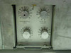 Leeds & Northrup 420 Type-P Controller – internal access panel showing four adjustment knobs: Proportional Gain, Rate Time, Repeats/Minute Reset, and Approach