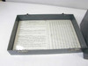 Duran QD255 potentiometer case lid interior showing laminated general operating instructions and reference data table