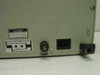 Rear panel label close-up showing Biomation serial number 17292, MADE IN USA label, 100/120/220/240V voltage selector switch, IEC power inlet, and DIN connector