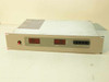 Varian VJW1454R1 Remote Channel Selector – front panel showing dual red LED displays and five control buttons, three-quarter view
