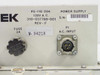 Avantek PS-110-004 panel detail showing PS-110-004, 120V AC, 310-037769-001 Rev B, 2A fuse, PI AC input circular 3-pin connector, and V-94218 sticker